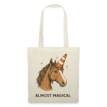 Almost Magical Horse Unicorn Humor - Tote Bag - nature - Front