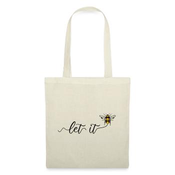 Abeilles douces Apiculture Let It Bee Abeille Miel Été - Sac en tissu - nature - Devant