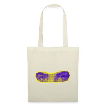 Neon Eyes Yellow & Purple 80s Design - Tote Bag - nature - Front