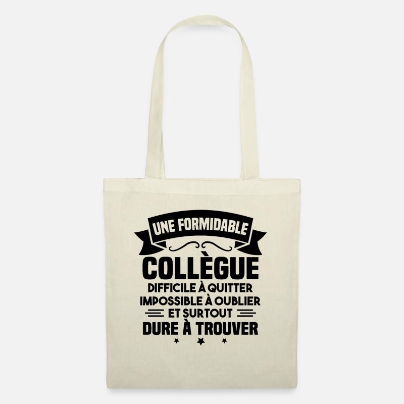 Une formidable collègue difficile - Sac en tissu - nature