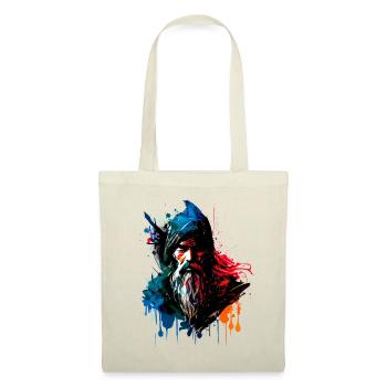 Dark Wizard Warrior Street Art Design - Tote Bag - nature - Front