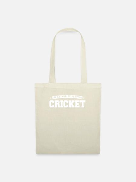Cricket Spieler sport - Stoffbeutel - Natur