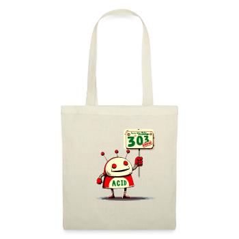 303 Acid Robot - Stoffbeutel - Natur - Vorne