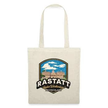 Baden Württemberg Rastatt Retro Deutschland - Stoffbeutel - Natur - Vorne