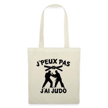 je peux pas j'ai judo - Sac en tissu - nature - Devant