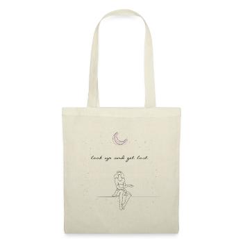 SE PERDRE LE NEZ AU VENT - Sac en tissu - nature - Devant