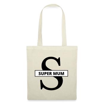 super maman - Sac en tissu - nature - Devant