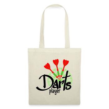 Sports Equipment - 3 Darts - Darts Player 1 - Stoffbeutel - Natur - Vorne