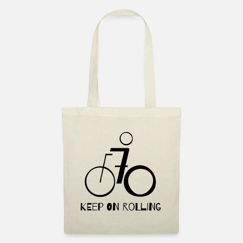Alles Gute zum 70. Geburtstag - Radfahrer! - Stoffbeutel - Natur
