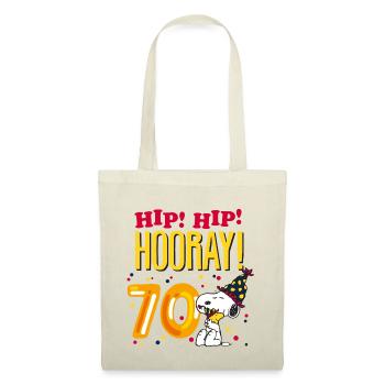 Peanuts 70 Years Birthday Design With Quote - Tote Bag - nature - Front