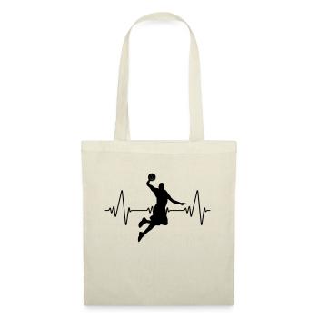 Heartbeat Basketball | Heartbeat Basketball - Tote Bag - nature - Front