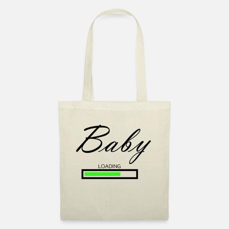 Baby is loading... - Stoffbeutel - Natur