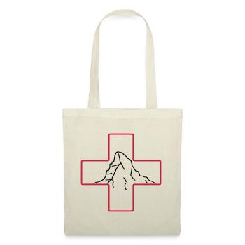 Matterhorn | Swiss flag | Switzerland | hike - Tote Bag - nature - Front