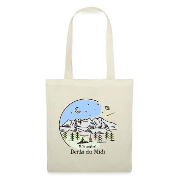 Dents du Midi Valais Hiking Mountaineering Souvenir - Tote Bag - nature - Front
