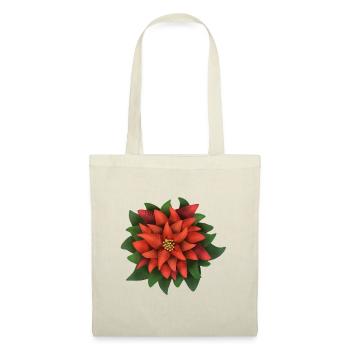 Weihnachtsstern - Poinsettia - Tote Bag - nature - Front