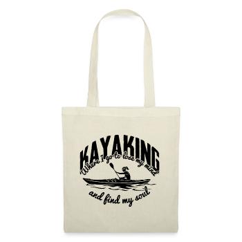 Kayak funny saying Kayaker boating - Tote Bag - nature - Front