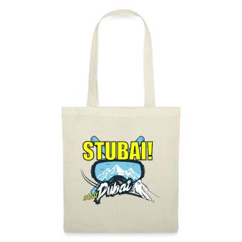 Stubai(tal) statt Dubai - Skifahren Berge Winter - Stoffbeutel - Natur - Vorne