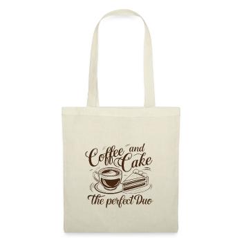 Coffee and cake – the perfect duo. - Tote Bag - nature - Front