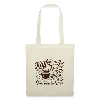 Coffee and cake – the perfect duo. - Tote Bag - nature - Front