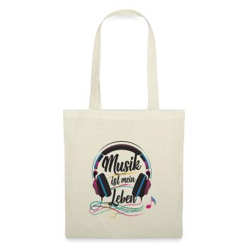 La musique, c’est ma vie - Sac en tissu - nature - Devant