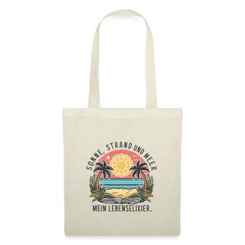 Sun, beach and sea - my elixir of life - Tote Bag - nature - Front