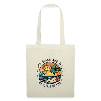 Sun, beach and sea - my elixir of life - Tote Bag - nature - Front