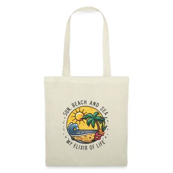 Sun, beach and sea - my elixir of life - Tote Bag - nature - Front