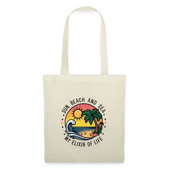 Sun, beach and sea - my elixir of life - Tote Bag - nature - Front