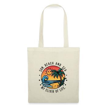 Sun, beach and sea - my elixir of life - Tote Bag - nature - Front