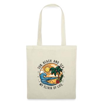 Sun, beach and sea - my elixir of life - Tote Bag - nature - Front