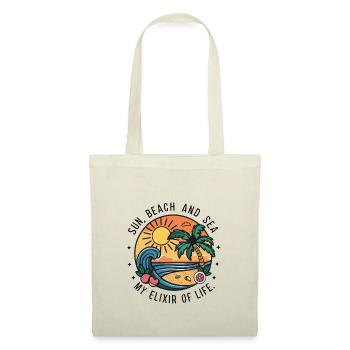 Sun, beach and sea - my elixir of life - Tote Bag - nature - Front