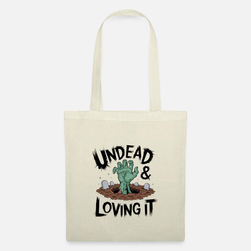 Zombie-Hand - Undead & Loving It - Stoffbeutel - Natur