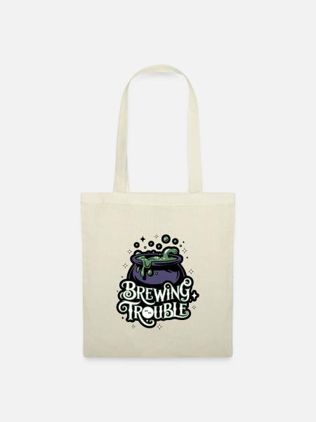 Hexenkessel – Brewing Trouble - Stoffbeutel - Natur