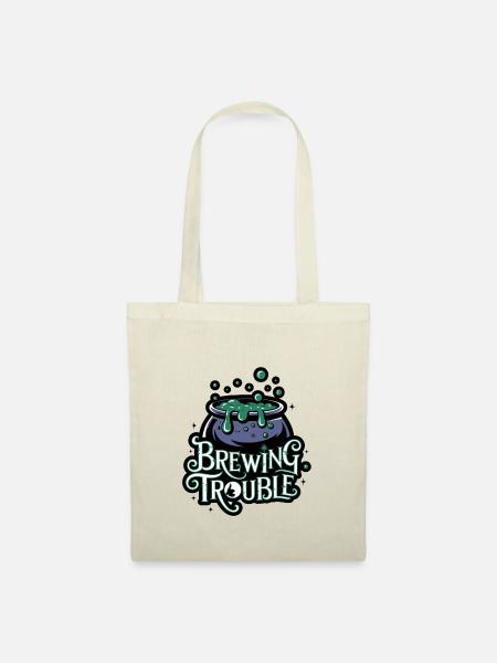 Hexenkessel – Brewing Trouble - Stoffbeutel - Natur