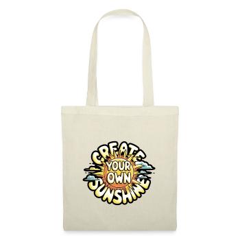 Create Your Own Sunshine – Strahlende Sonne - Stoffbeutel - Natur - Vorne