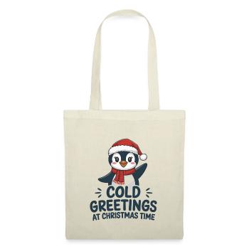 Cool greetings at Christmas time – Penguin - Tote Bag - nature - Front
