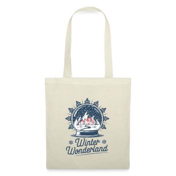 Winter Wonderland – Snow Globe with Village - Tote Bag - nature - Front