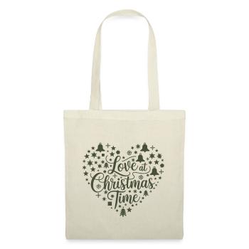 Love for the Christmas season – heart of motifs - Tote Bag - nature - Front