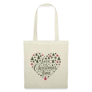 Love for the Christmas season – heart of motifs - Tote Bag - nature - Front