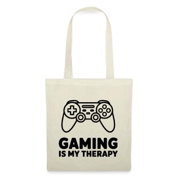 Gaming is my Therapy – Minimalist Controller - Tote Bag - nature - Front