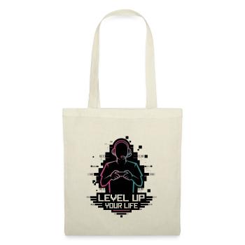 Level Up Your Life Gamer Silhouette - Tote Bag - nature - Front