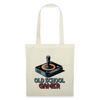 Old School Gamer – Retro Joystick - Tote Bag - nature - Front