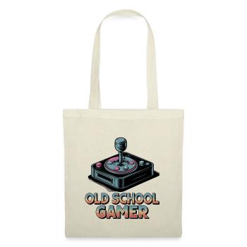 Old School Gamer – Retro Joystick - Tote Bag - nature - Front