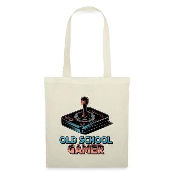 Old School Gamer – Retro Joystick - Tote Bag - nature - Front