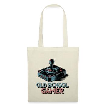 Old School Gamer – Retro Joystick - Tote Bag - nature - Front