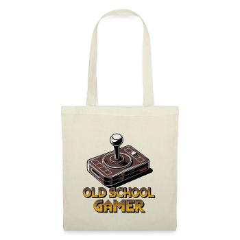 Old School Gamer – Retro Joystick - Tote Bag - nature - Front