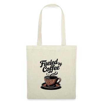Fueled by Coffee – Coffee Lover Motif - Tote Bag - nature - Front