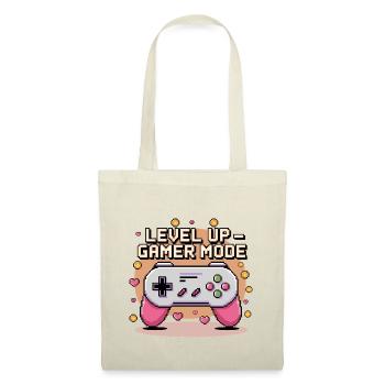 Montée de niveau – Mode joueur - Sac en tissu - nature - Devant