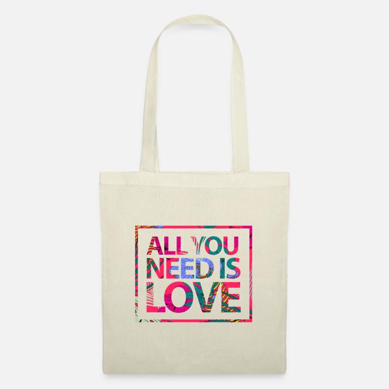 All you need is Love - Stoffbeutel - Natur