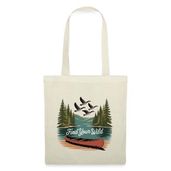 Find Your Wild – Canoe Adventure - Stoffbeutel - Natur - Vorne